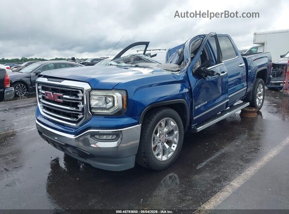 3GTP1NEC1HG205846 2017 GMC SIERRA Blue წინა მარცხენა ხედი სამი მეოთხედიდან