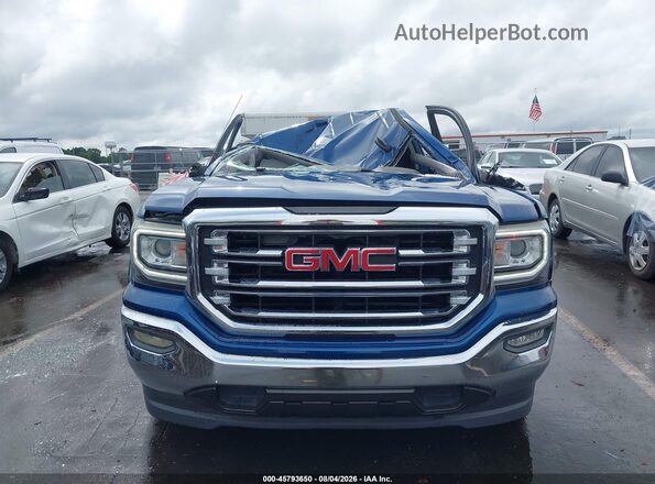 3GTP1NEC1HG205846 2017 GMC SIERRA Blue ხელსაწყოთა პანელის ხედი