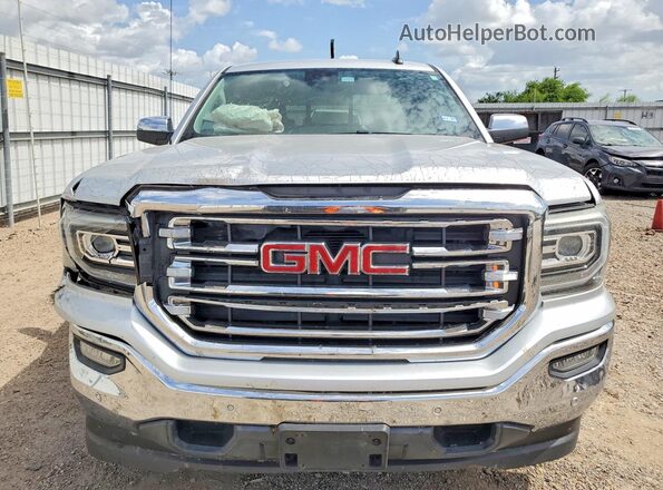 3GTP1NEC3JG158373 2018 GMC SIERRA Серебряный Вид спереди