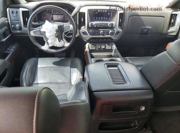 3GTP1NEC3JG158373 2018 GMC SIERRA Серебряный Вид панели приборов