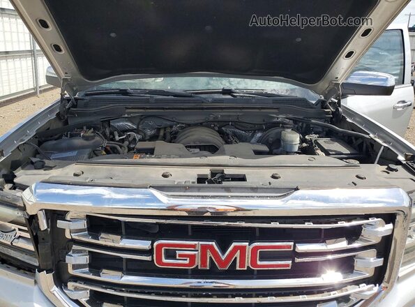 3GTP1NEC3JG158373 2018 GMC SIERRA Серебряный Вид задней части салона