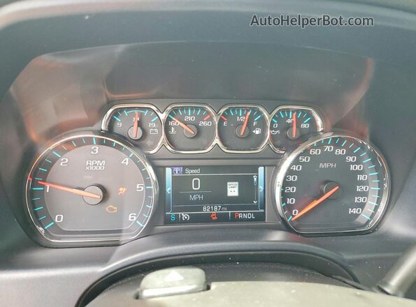 3GTP1NEC3JG158373 2018 GMC SIERRA Серебряный Вид щитка приборов