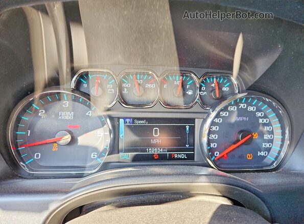 3GTP1NEC3JG485257 2018 GMC SIERRA White ხელსაწყოთა პანელის ხედი