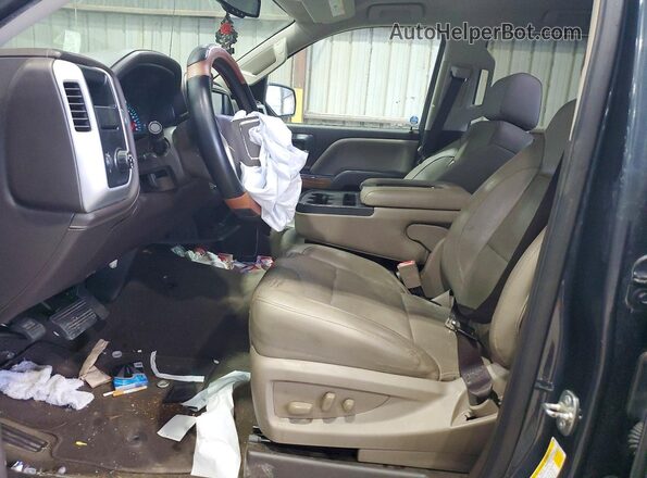 3GTP1NEC7JG394668 2018 GMC SIERRA Синий Вид салона спереди