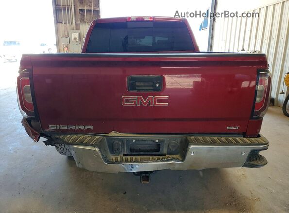 3GTP1NEC7JG485200 2018 GMC SIERRA Red Rear view
