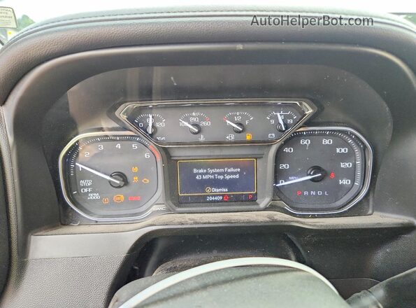 3GTP8CED5LG108425 2020 GMC SIERRA Silver Սարքավորումների վահանակի տեսք