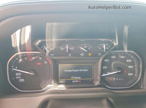 3GTP8CEK9NG119591 2022 GMC SIERRA Белый Вид щитка приборов