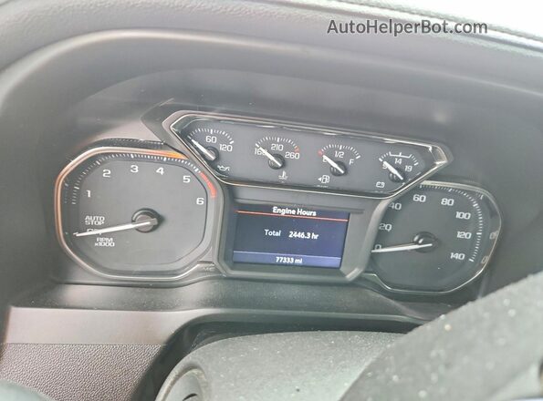3GTP8CET6MG456372 2021 GMC SIERRA Синий Вид щитка приборов