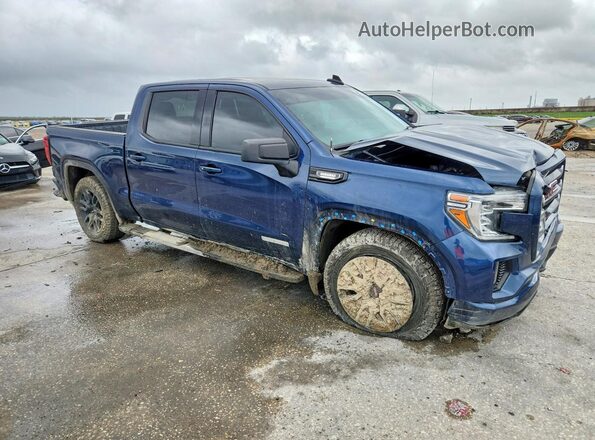 3GTP8CET6MG456372 2021 GMC SIERRA Синий Передняя правая четверть