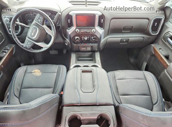 3GTP8CET6MG456372 2021 GMC SIERRA Синий Вид панели приборов