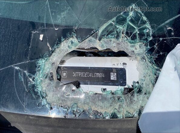 3GTP8DED4LG111614 2020 GMC SIERRA White Вид підкапотного простору
