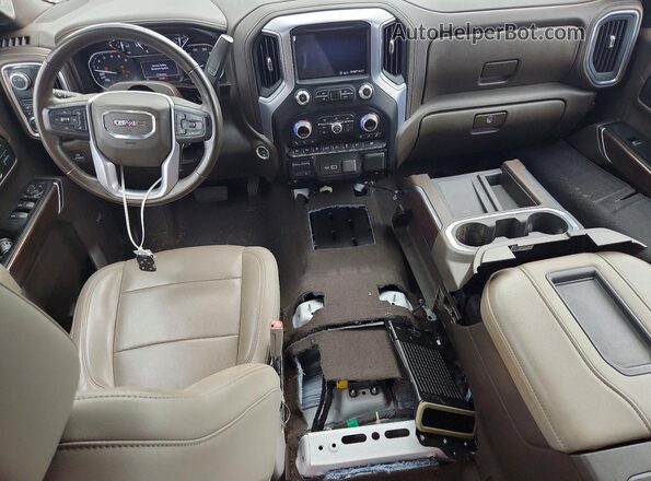 3GTP8DED4LG332419 2020 GMC SIERRA White Widok deski rozdzielczej