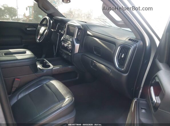 3GTP8DED5LG356597 2020 GMC SIERRA Gray Widok wnętrza z przodu