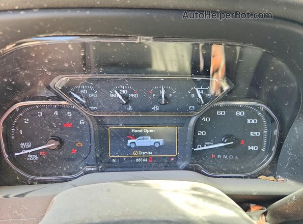 3GTP8DED9NG177532 2022 GMC SIERRA Black ხელსაწყოთა პანელის ხედი
