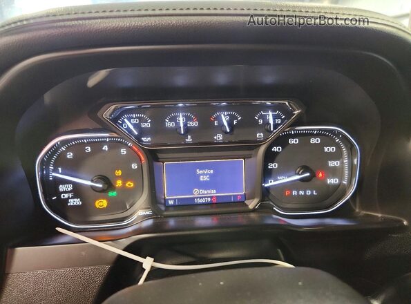 3GTP8DET1LG314984 2020 GMC SIERRA Black Widok zestawu wskaźników