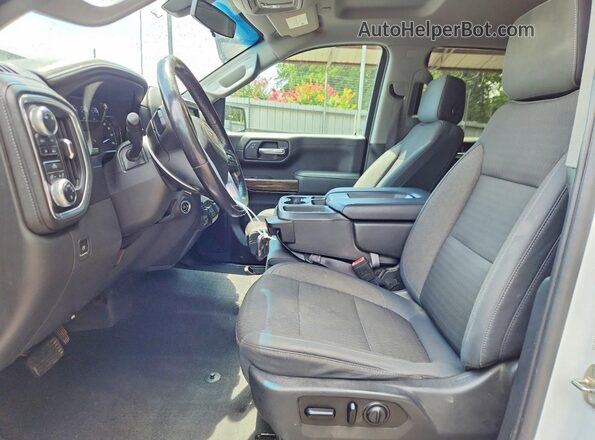 3GTP9BEK2KG155528 2019 GMC SIERRA White Widok wnętrza z przodu