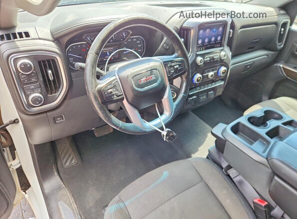 3GTP9BEK2KG155528 2019 GMC SIERRA White Widok deski rozdzielczej