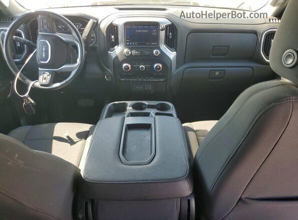 3GTP9BEK6MG354729 2021 GMC SIERRA Silver Вид панелі приладів