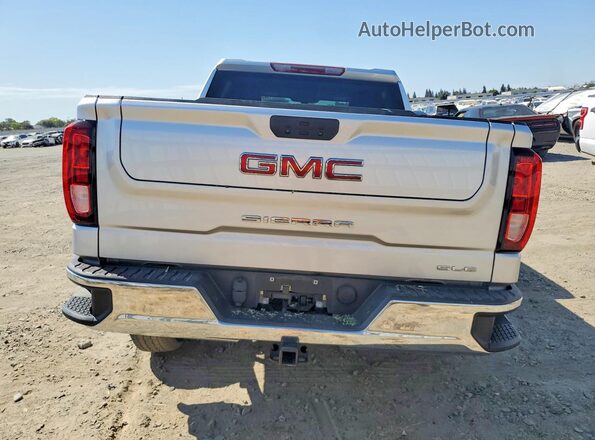 3GTP9BEK6MG354729 2021 GMC SIERRA Silver Вид ззаду