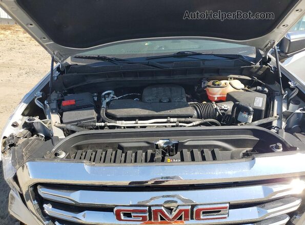 3GTP9BEK6MG354729 2021 GMC SIERRA Silver Вид задньої частини салону