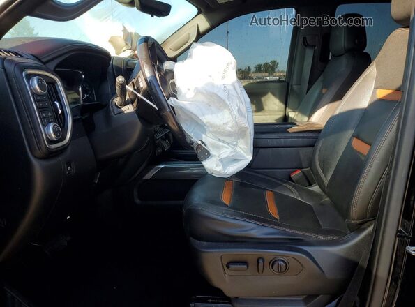 3GTP9EEL0LG214989 2020 GMC SIERRA Black წინა სალონის ხედი