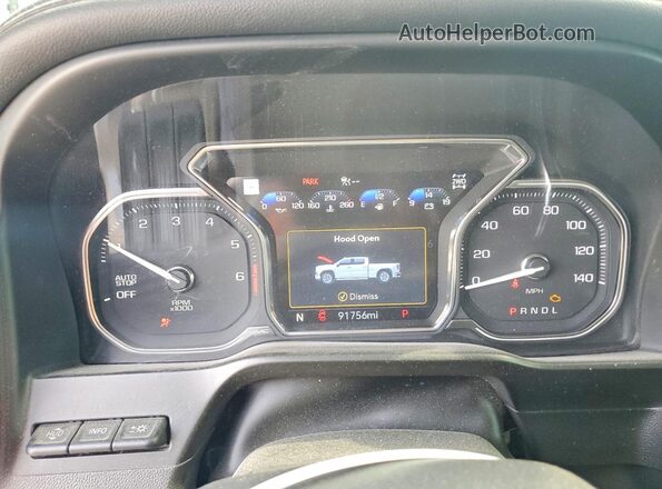 3GTP9EEL1MG186072 2021 GMC SIERRA Gray Widok zestawu wskaźników