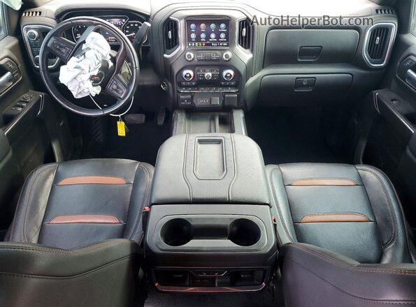 3GTP9EEL1MG186072 2021 GMC SIERRA Gray Widok deski rozdzielczej