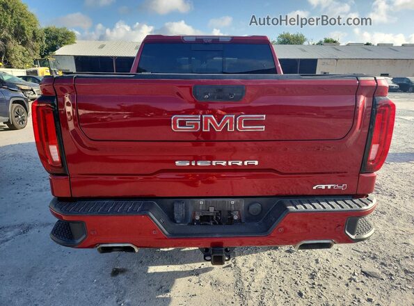 3GTP9EEL2NG145869 2022 GMC SIERRA Maroon წინა სალონის ხედი