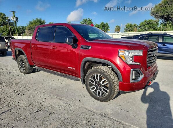 3GTP9EEL2NG145869 2022 GMC SIERRA Maroon წინა ხედი