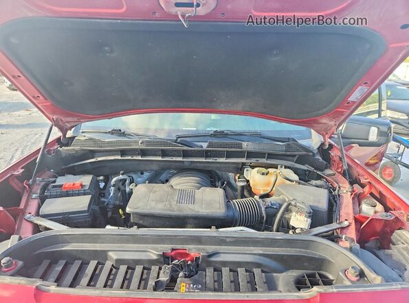 3GTP9EEL2NG145869 2022 GMC SIERRA Maroon ძრავის განყოფილების ხედი