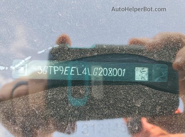 3GTP9EEL4LG208001 2020 GMC SIERRA White Widok komory silnika