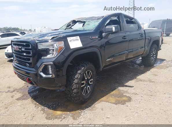 3GTP9EEL6MG472158 2021 GMC SIERRA Black Առջևի ձախ երեք քառորդ տեսարան