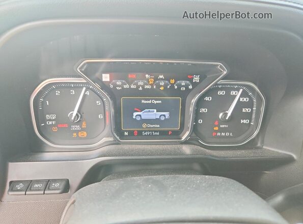 3GTP9EEL7MG237977 2021 GMC SIERRA Red Вид щитка приладів