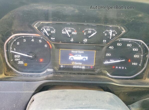 3GTP9GEK4MG481671 2021 GMC SIERRA Серебряный Вид щитка приборов