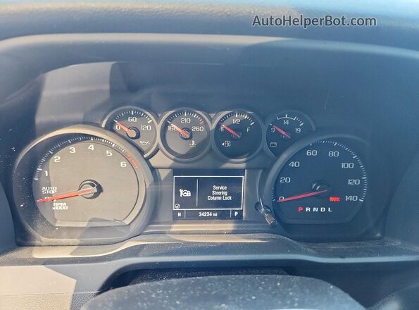 3GTPHAEK3RG208552 2024 GMC SIERRA White Вид щитка приладів
