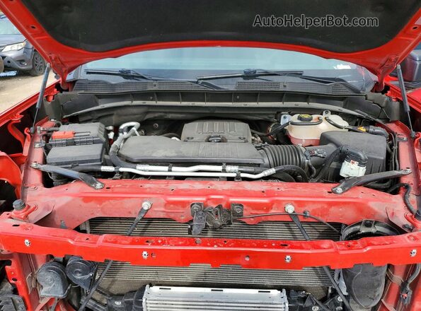 3GTPHCEK0NG690645 2022 GMC SIERRA Red Widok wnętrza z tyłu