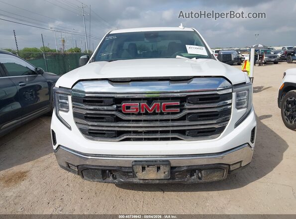 3GTPHDED3SG247022 2025 GMC SIERRA White Вид щитка приладів