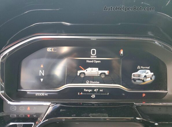 3GTPHDED5SG373379 2025 GMC SIERRA Gray Սարքավորումների վահանակի տեսք