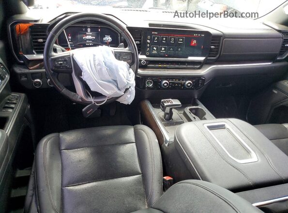 3GTPHDED9NG642794 2022 GMC SIERRA Black წინა პანელის ხედი