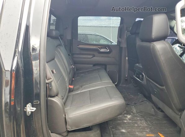 3GTPHDED9NG642794 2022 GMC SIERRA Black უკანა სავარძლების ხედი