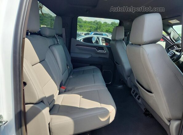 3GTPHDEDXSG198577 2025 GMC SIERRA White Widok tylnych siedzeń