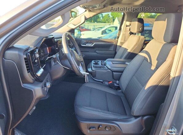 3GTPUCEK5RG400384 2024 GMC SIERRA Gray Widok wnętrza z przodu