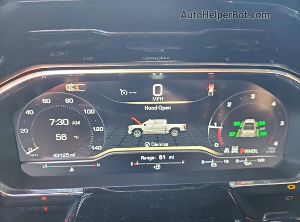 3GTPUCEK5RG400384 2024 GMC SIERRA Gray Widok zestawu wskaźników