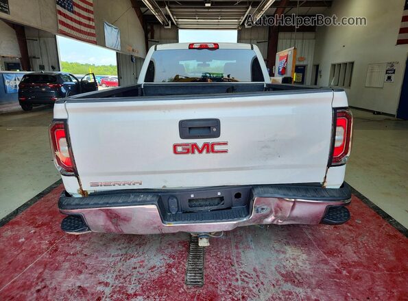 3GTU2LEC1GG216185 2016 GMC SIERRA White Вид ззаду