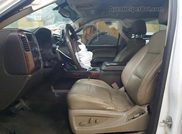 3GTU2MEC0GG183993 2016 GMC SIERRA White წინა სალონის ხედი