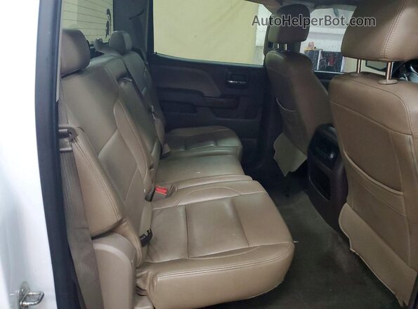 3GTU2MEC0GG183993 2016 GMC SIERRA White უკანა სავარძლების ხედი