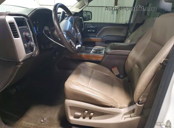 3GTU2MEC0GG252648 2016 GMC SIERRA White Widok wnętrza z przodu