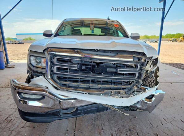 3GTU2MEC1JG279378 2018 GMC SIERRA Белый Вид спереди