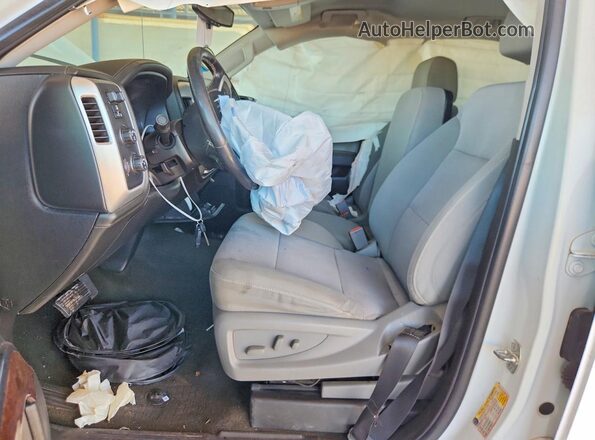 3GTU2MEC1JG279378 2018 GMC SIERRA Белый Вид салона спереди