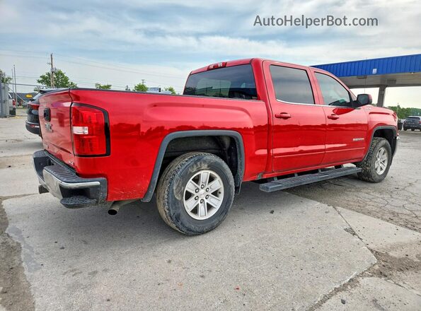 3GTU2MEC2JG611361 2018 GMC SIERRA Red Tył prawy